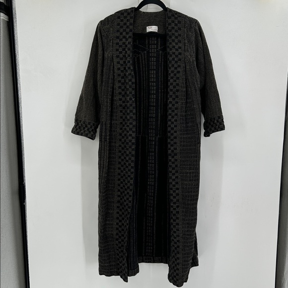 Gale Nehrig Jackets & Blazers - Gale Nehrig California Long Knit Full Length Sweater Duster Coat Vintage